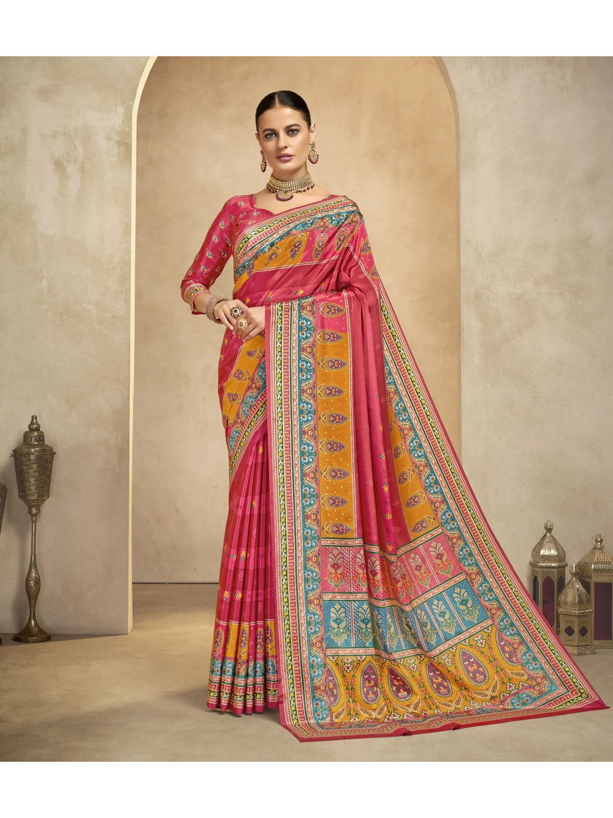 Tanujika Crepe Saree