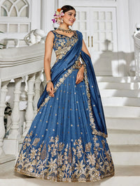 Darpanitika Georgette Lehenga