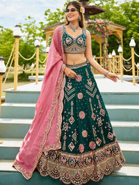 Ashmika Georgette Lehenga