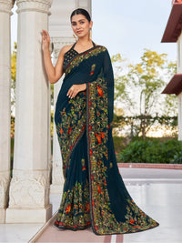 Pushpitika Georgette Saree