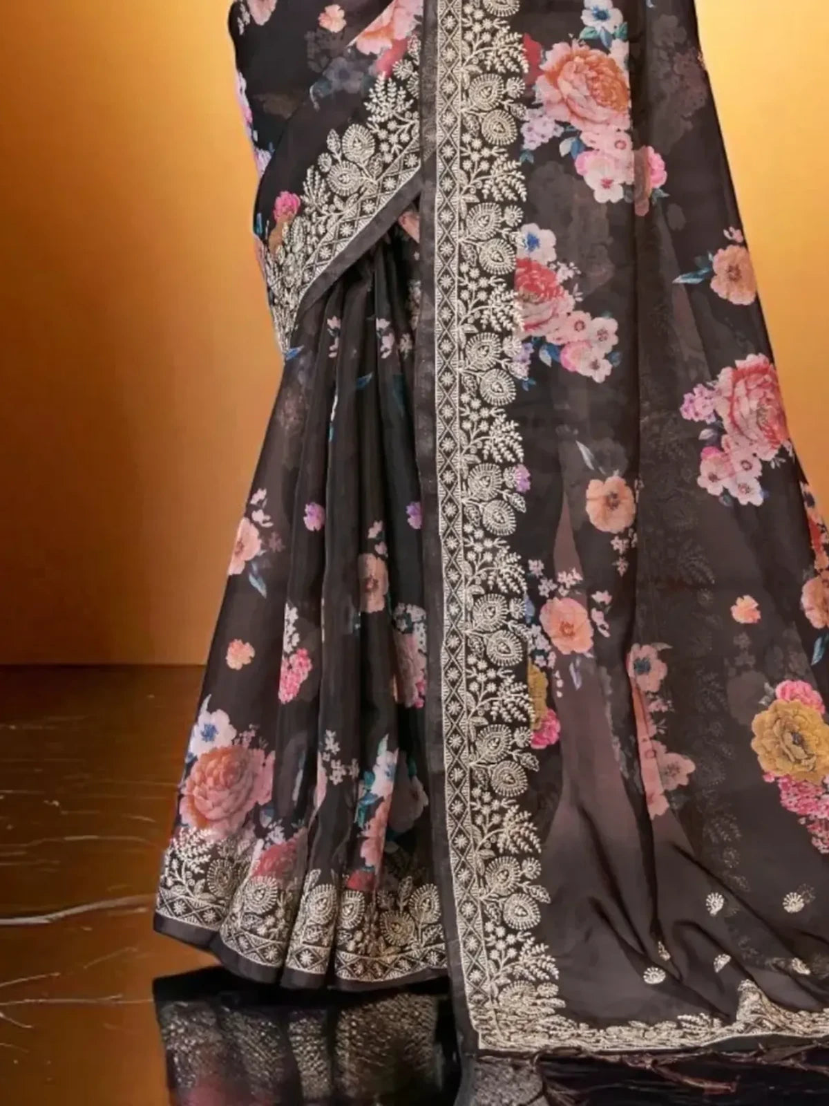 Sejal Organza Saree - TARANI