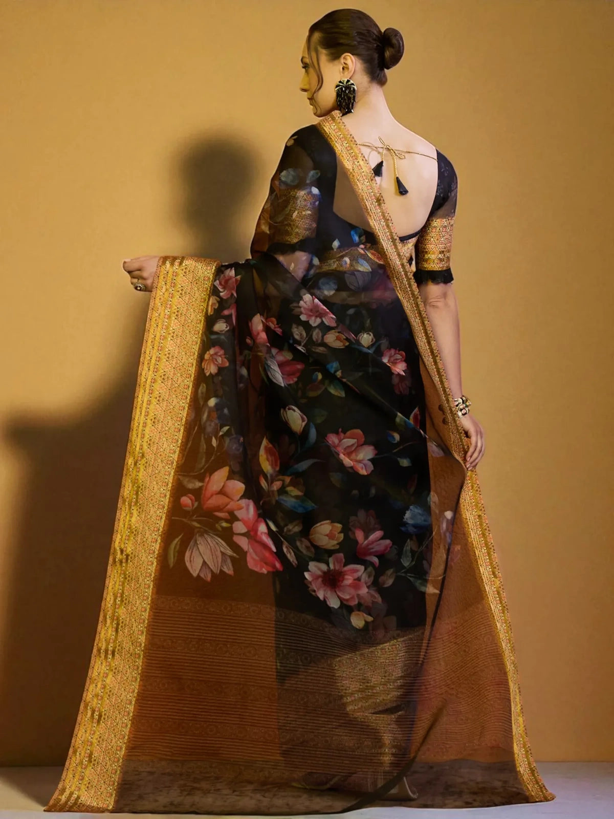 Revati Organza Saree - TARANI
