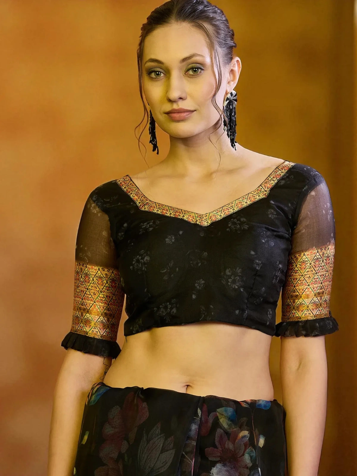 Revati Organza Saree - TARANI