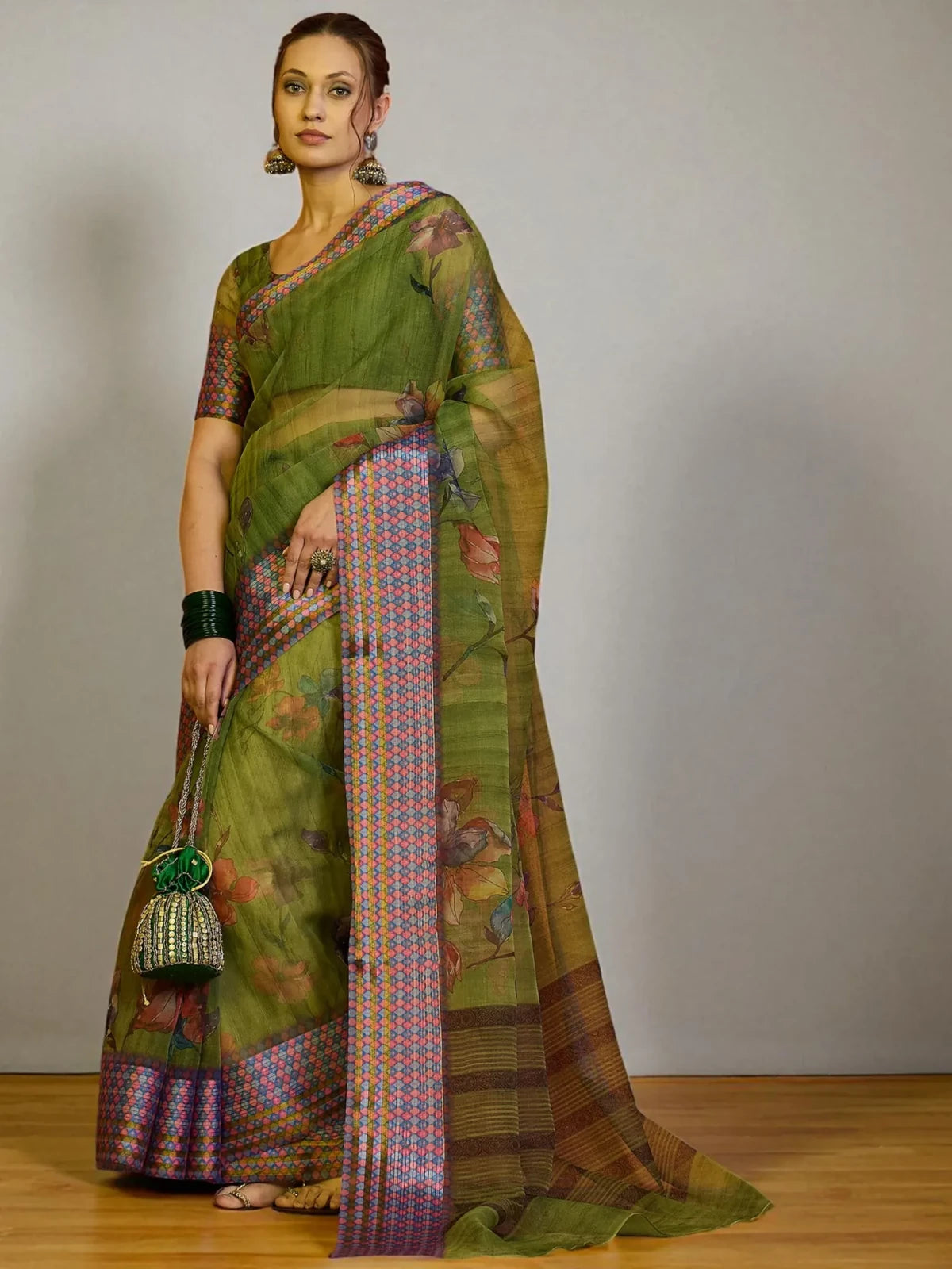 Gargi Organza Saree - TARANI