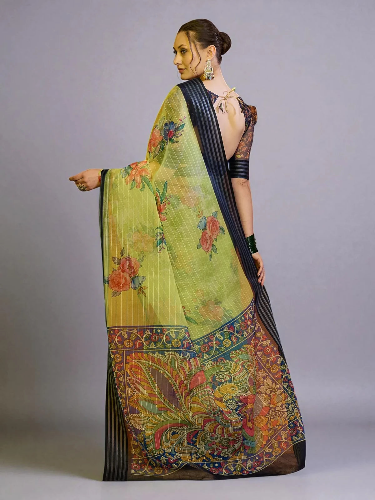 Vaidehi Organza Saree - TARANI