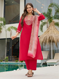 Shravya Rayon Slub Dress