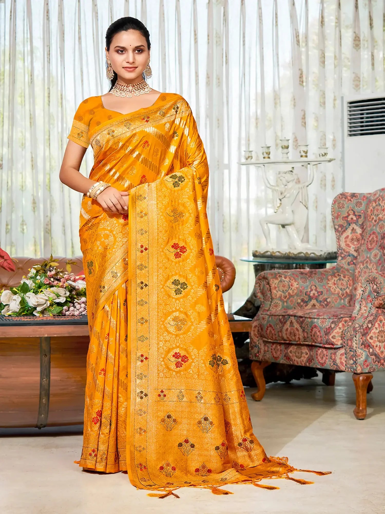Satyabhama Silk Saree - TARANI