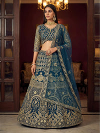 Sankalpikavati Butterfly Net Lehenga