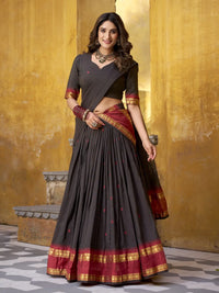Shabarikavati Chanderi Lehenga