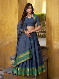 Darpanikavati Chanderi Lehenga