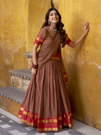 Padmavati Chanderi Lehenga