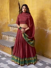 Avikala Chanderi Lehenga