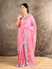 Anjali Crystal Silk Saree