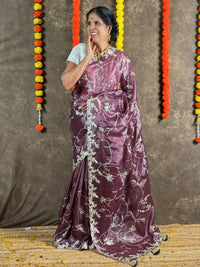 Neha Crystal Silk Saree