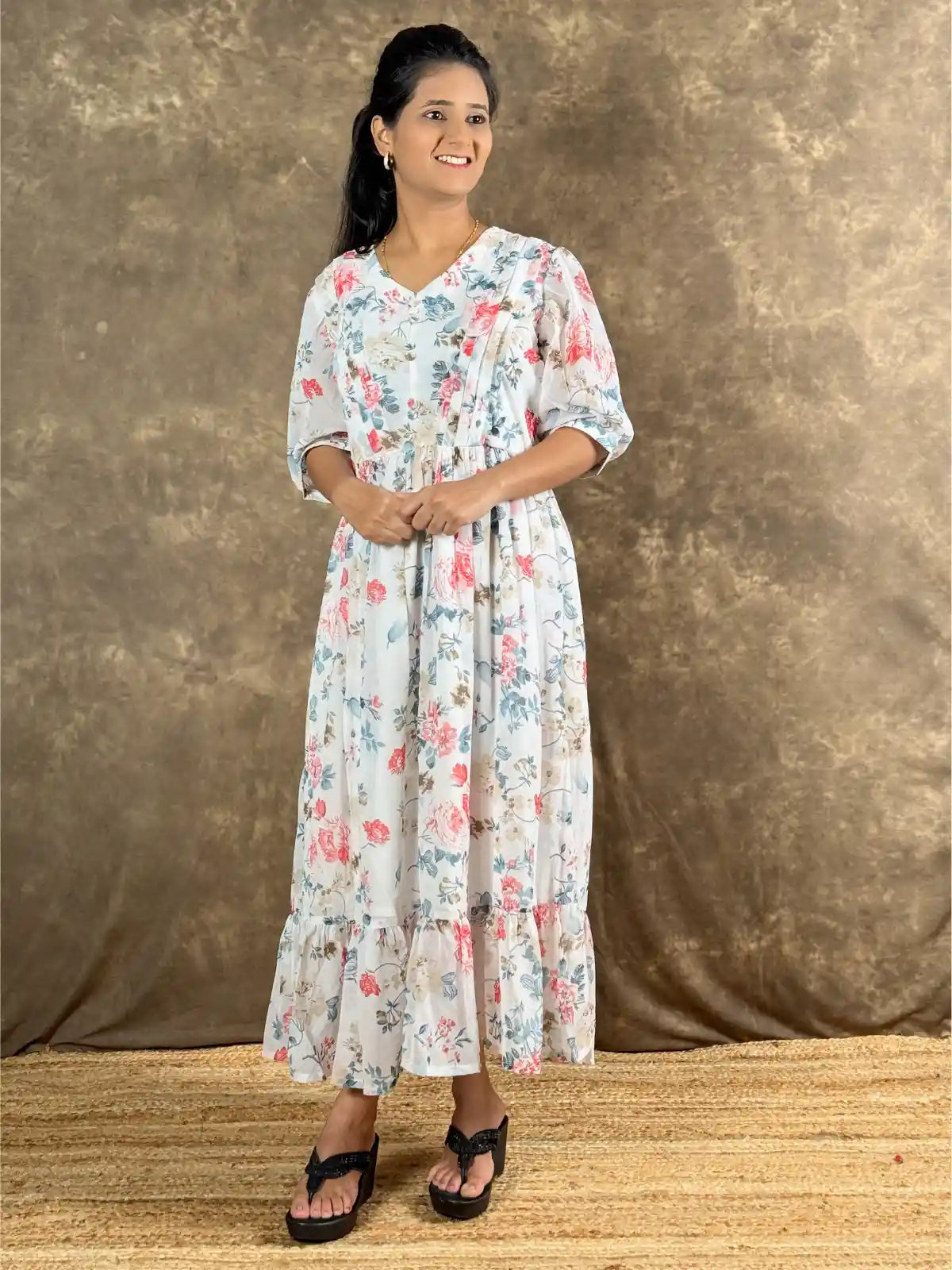 Mary Georgette Midi Dress