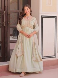 Tejomayita Georgette Gown