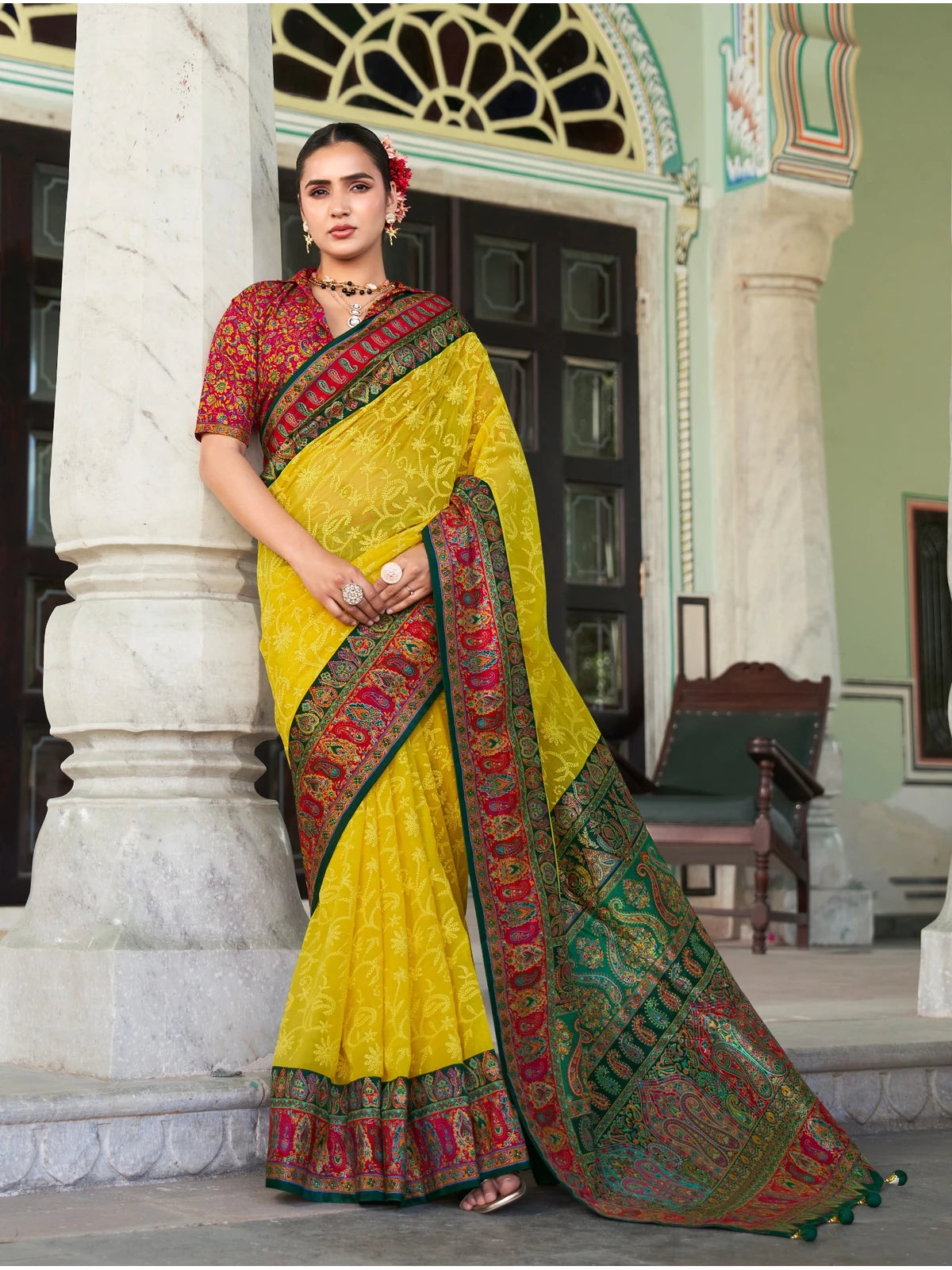 Revati Georgette Saree - TARANI