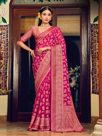 Sumanitika Georgette Saree