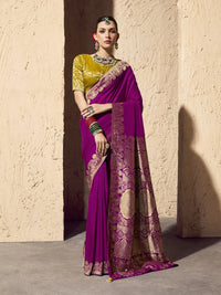 Dhruvivika Georgette Saree