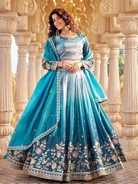 Neeravati Gold Crush Lehenga