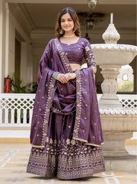 Kamanika Gold Crush Lehenga