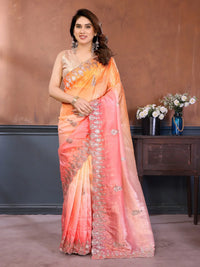 Pavanika Gold Crush Saree