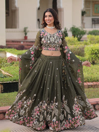 Bhanumika GoldCrush Lehenga