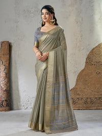 Neelashri Linen Saree