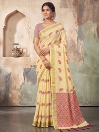 Sanmati Linen Saree