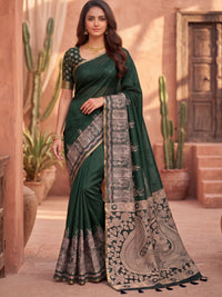 Gargiya Linen Saree