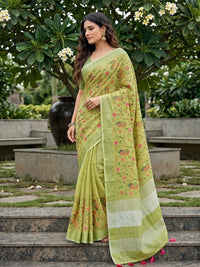 Hansika Linen Saree