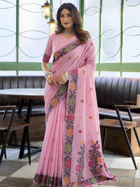 Nishta Linen Saree