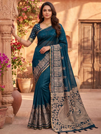 Kanchi Linen Saree