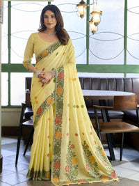 Mrunalika Linen Saree