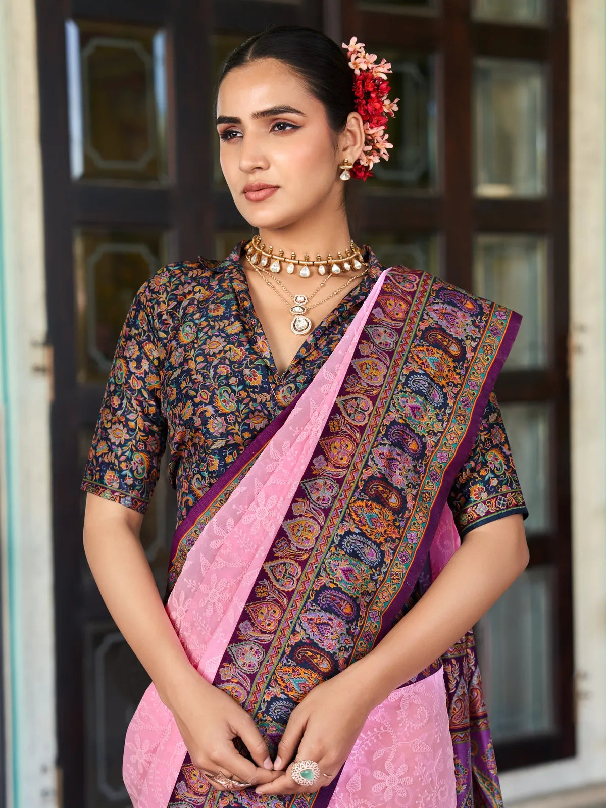 Mrunali Georgette Saree - TARANI
