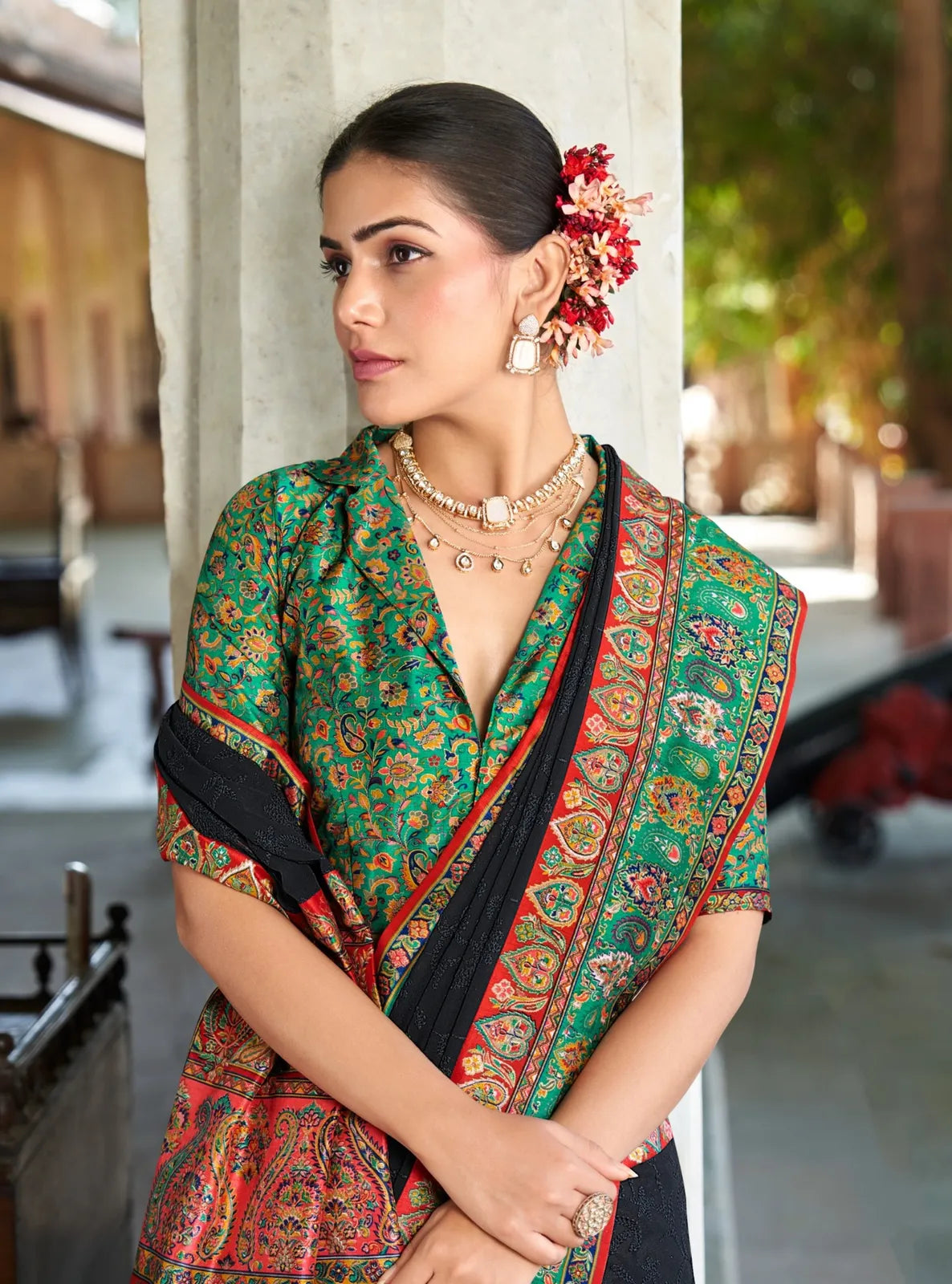 Vasundhara Georgette Saree - TARANI