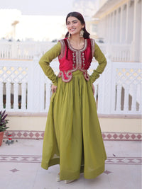 Asmita Mal Chanderi Gown