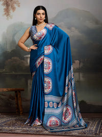 Nanditika Modal Satin Saree