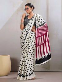 Bhadravati Modal Satin Saree