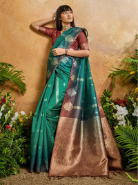 Tejomayi Paper Silk Saree