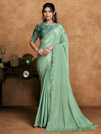 Durvanka Pure Crepe Saree
