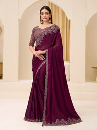 Iravati Satin Silk Saree