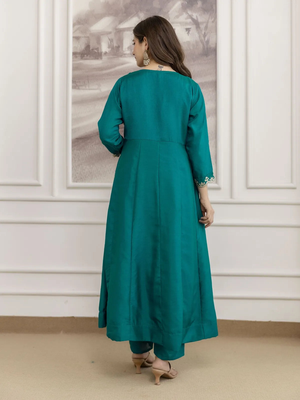 Chintanikavati Silk Dress