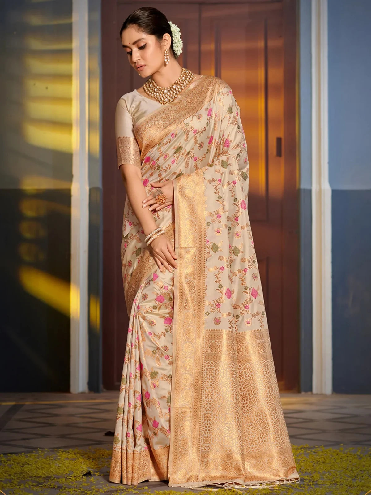 Kashmira Silk Saree - TARANI