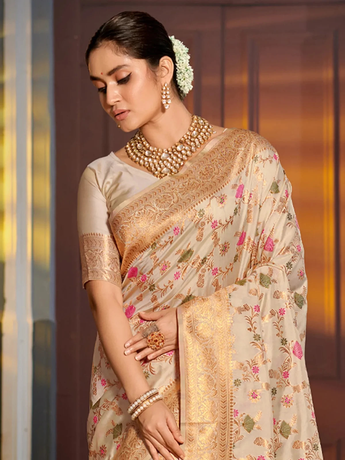 Kashmira Silk Saree - TARANI