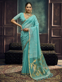 Bhagyashri Munga Saree
